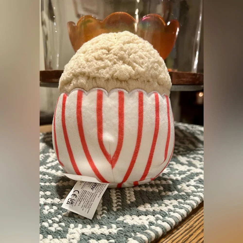 Squishmallows Holiday Popcorn Pillow - Red and White - Picture 7 of 14